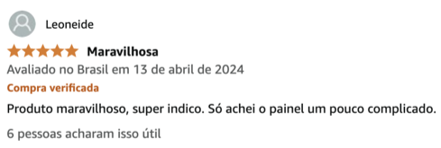 Comentário de uma compradora da Samsung Eco Bubble WD13T