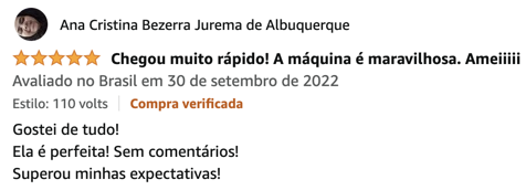 Cliente falando sobre sua experiência com a lava e seca brastemp